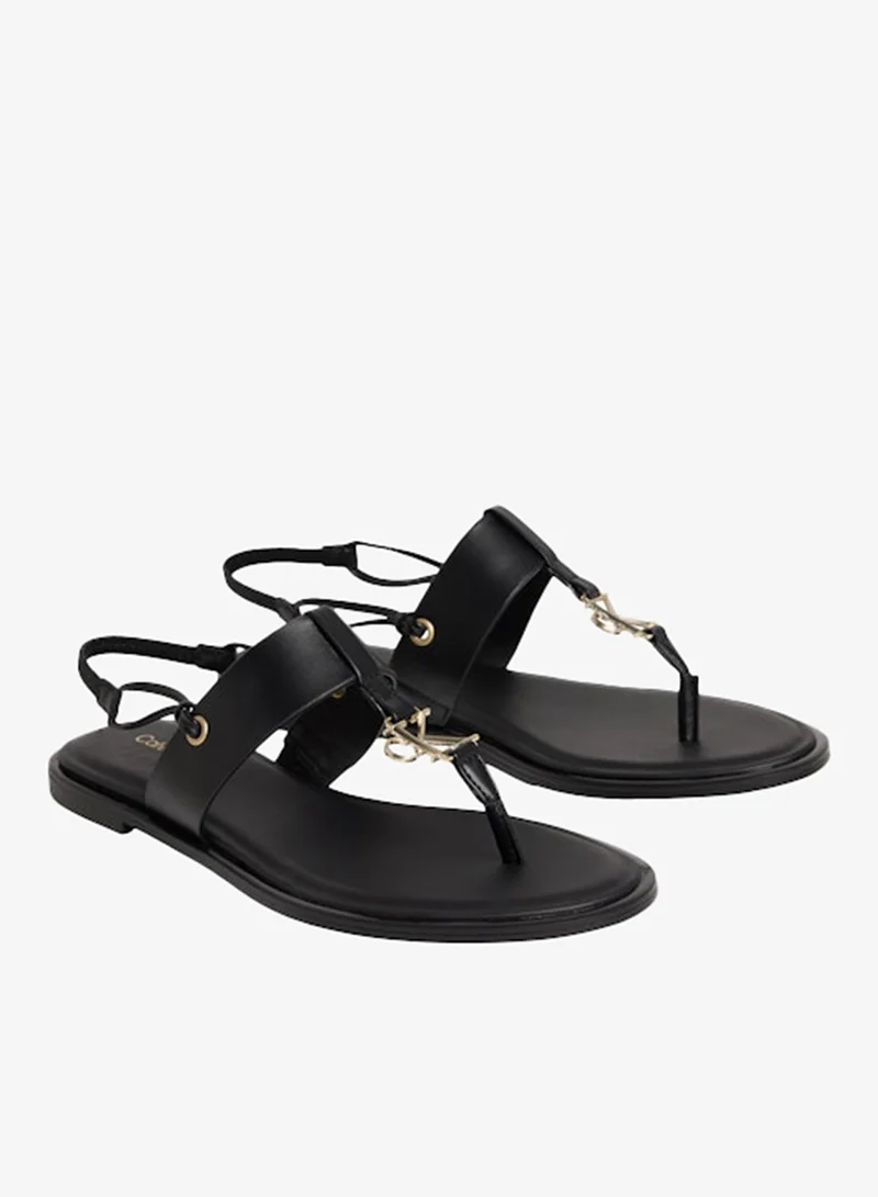CALVIN KLEIN Filomena - Leather Sling Sandals